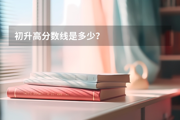 初升高分?jǐn)?shù)線是多少？