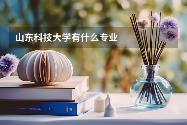 山東科技大學有什么專業