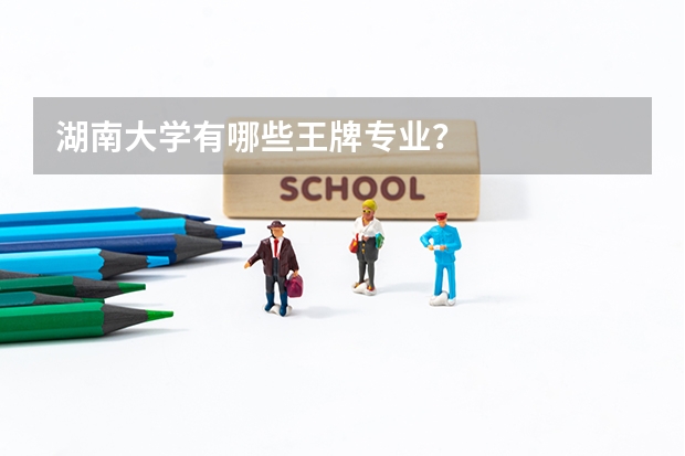 湖南大學(xué)有哪些王牌專(zhuān)業(yè)？
