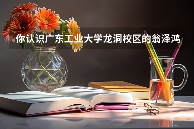 你認(rèn)識(shí)廣東工業(yè)大學(xué)龍洞校區(qū)的翁澤鴻嗎？