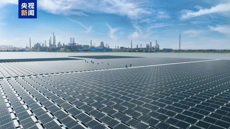 我國首個海水漂浮式光伏項目建成投用